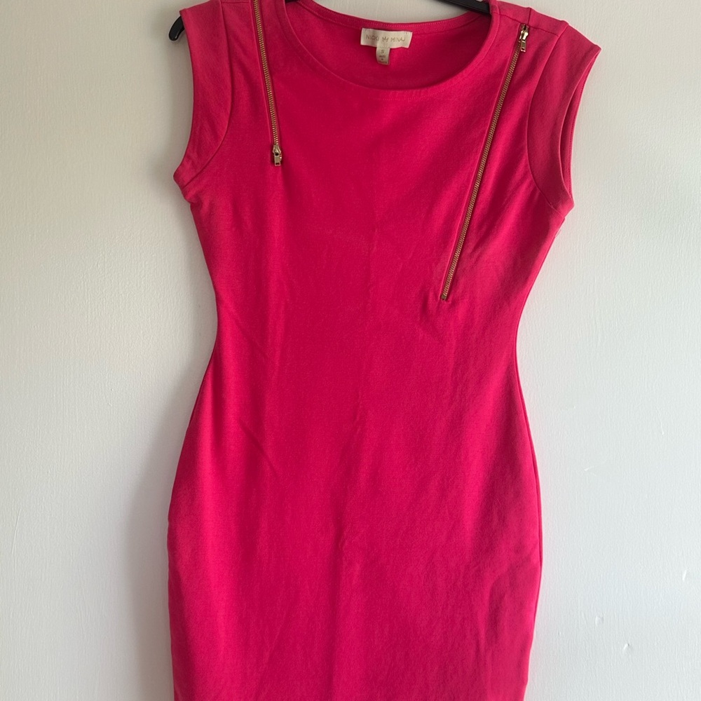 Nicki minaj Elegant Pink Sleeveless Dress